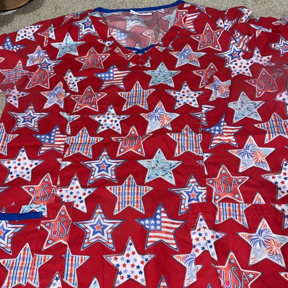 Holiday scrub top bundle